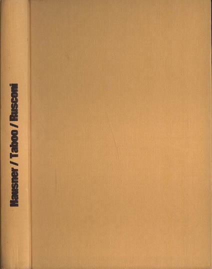 Taboo - Wolfgang Hausner - copertina