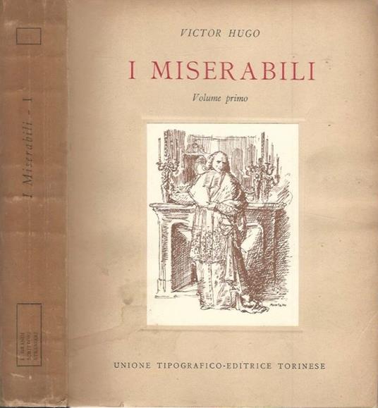 I miserabili - Vol. primo - Victor Hugo - copertina