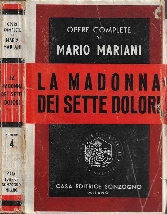 La Madonna dei Sette Dolori - Mario Mariani - copertina
