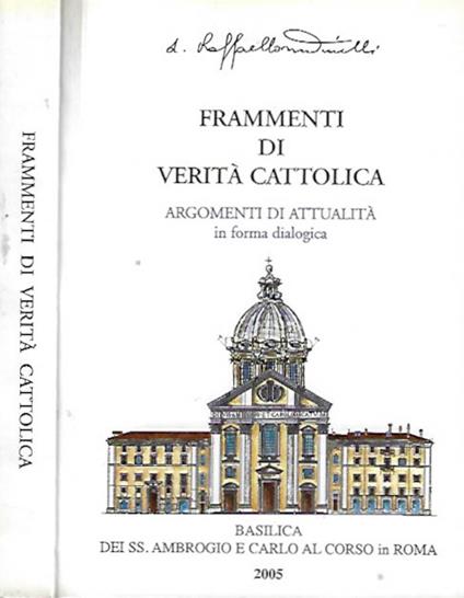 Frammenti di verità cattolica - Raffaello Martinelli - copertina