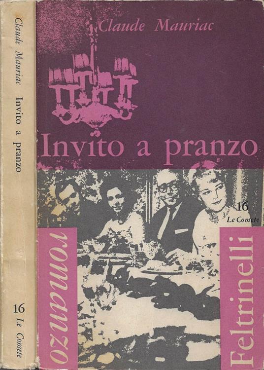 Invito a pranzo - Claude Mauriac - copertina