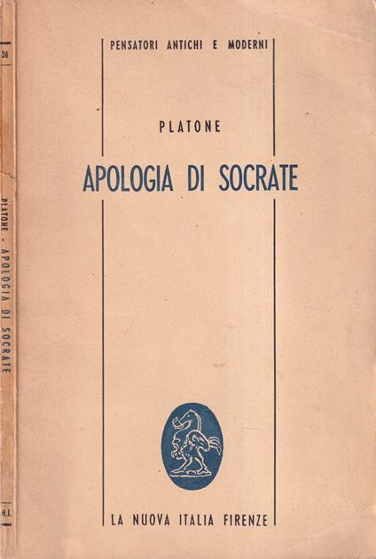 Apologia di Socrate - Platone - copertina