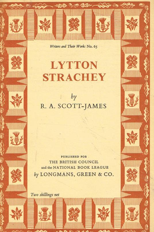 Lytton Strachey - R.A. Scott-James - copertina