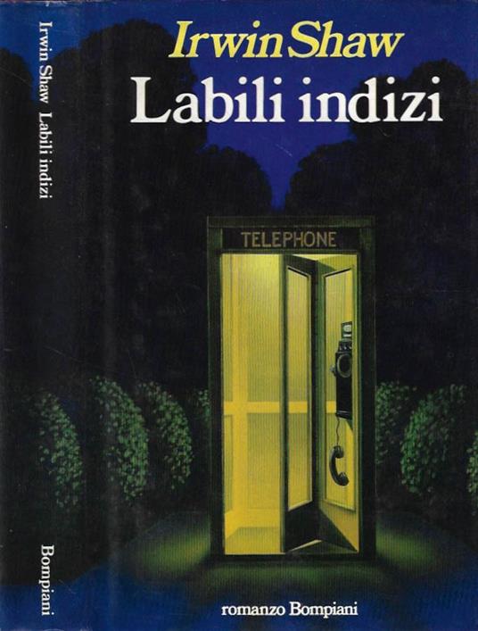 Labili indizi - Irwin Shaw - copertina