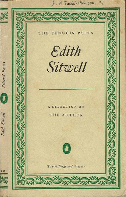 Edith Sitwell - Selected Poems - Edith Sitwell - copertina