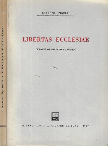 Libertas Ecclesiae - Lorenzo Spinelli - copertina