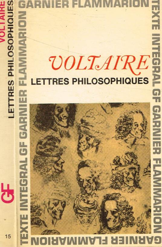 Lettres philosophiques - Voltaire - copertina