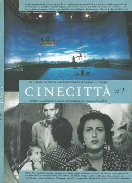 Cinecittà - Anno I, n. 1, Agosto-Settembre 2000 - copertina