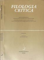 Filologia & Critica. Rivista Quadrimestrale. Anno XLI - Fascicolo II (Maggio-Agosto 2016)
