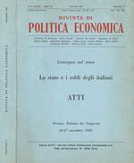 Rivista di politica economica. Anno LXXIII, serie III, fasc.I, gennaio 1983