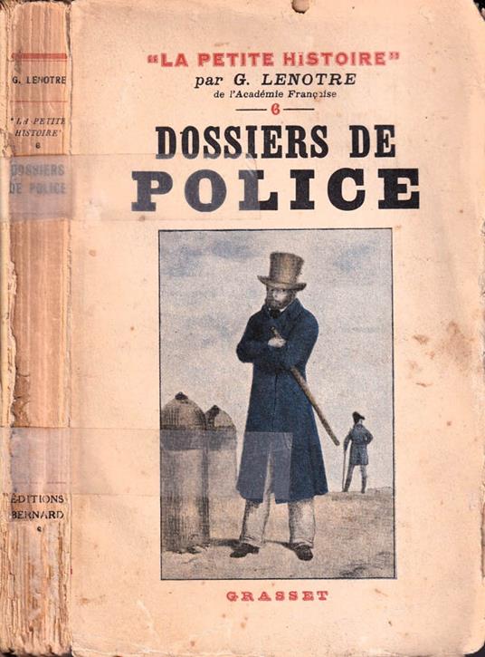 Dossiers de police - Georges Lenôtre - copertina