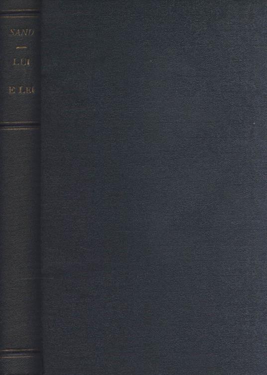 Lui e lei - George Sand - copertina