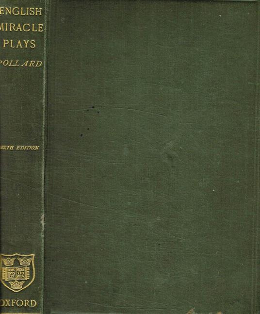 English miracle plays moralities and interludes - copertina