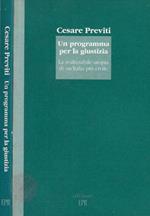 Un programma per la giustizia