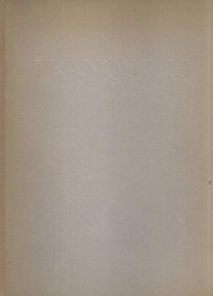 Tranquilli - copertina