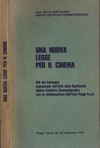 Una nuova legge per il cinema - copertina