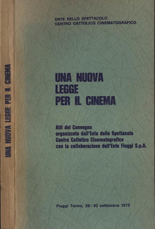 Una nuova legge per il cinema - copertina