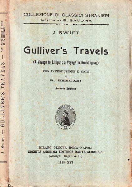 Gulliver's Travels - copertina