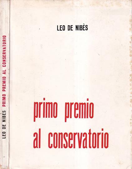 Primo premio al conservatorio - copertina