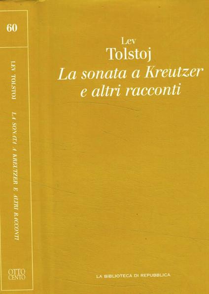 La sonata a Kreutzer e altri racconti - copertina
