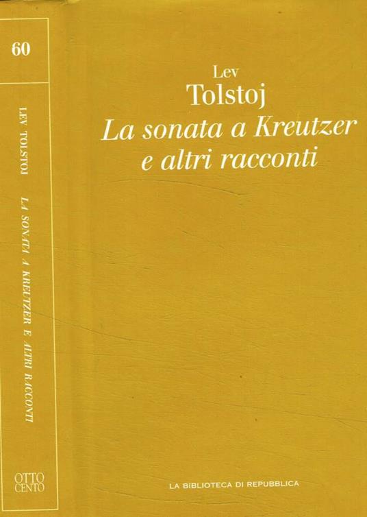 La sonata a Kreutzer e altri racconti - copertina