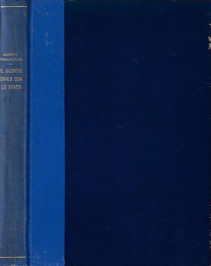 Il giudizio civile con lo stato - Giorgio Amorth - copertina