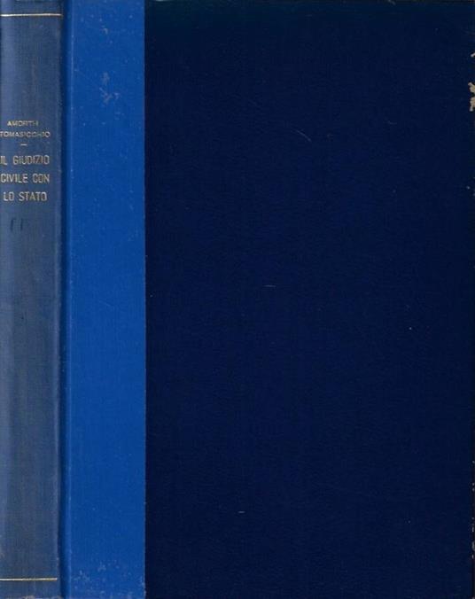 Il giudizio civile con lo stato - Giorgio Amorth - copertina