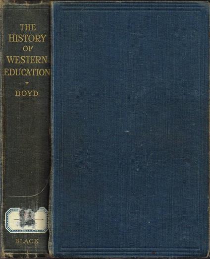 The History of Western Education - William Boyd - copertina