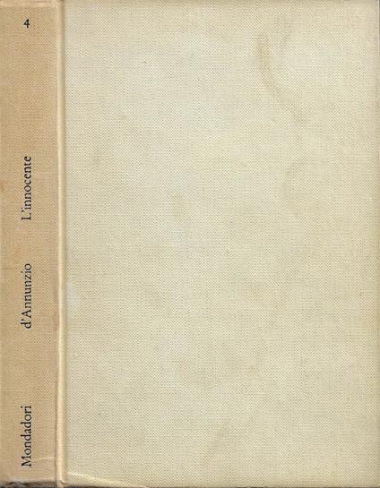 L' innocente - Gabriele D'Annunzio - copertina