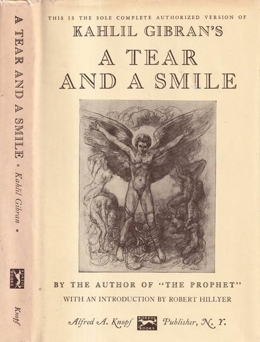 A tear and a smile - Kahlil Gibran - copertina