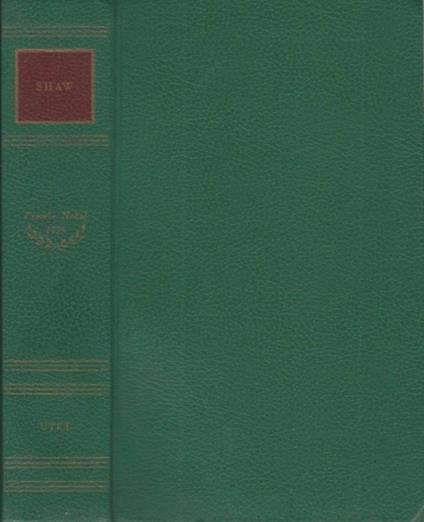 Bernard Shaw - Ruggero Jacobbi - copertina