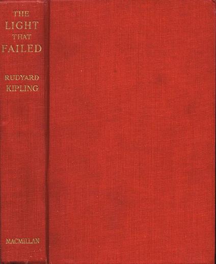 The Light that Failed - Rudyard Kipling - copertina