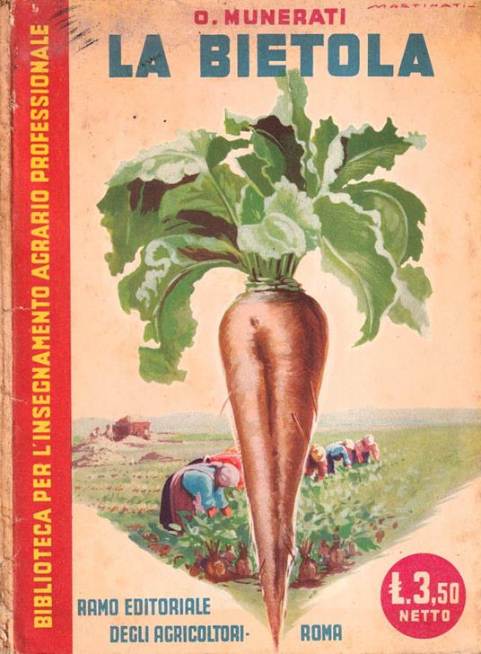 La bietola da zucchero - Ottavio Munerati - copertina