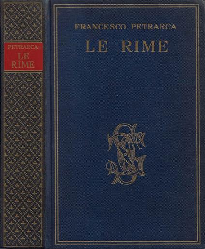 Le Rime - Francesco Petrarca - copertina