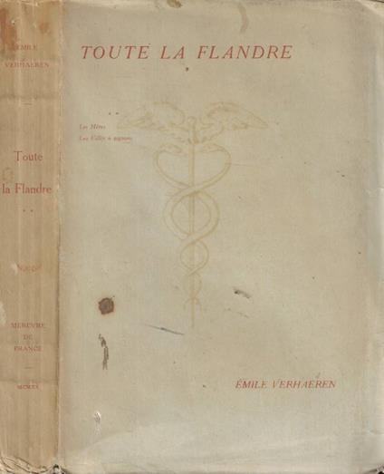 Toute la Flandre II: Les Heros- Les villes à pignons - Emile Verhaeren - copertina