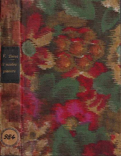 Il nostro piacere - Vandregisilo Tocci - copertina