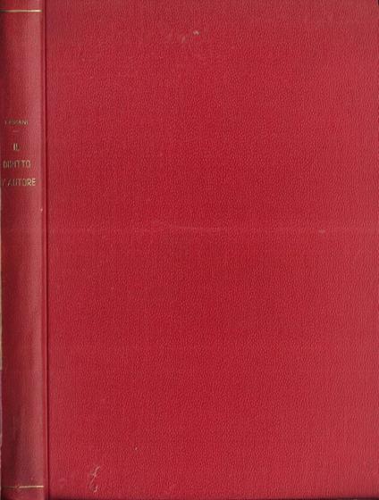 Il diritto d'autore - copertina