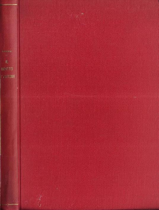 Il diritto d'autore - copertina