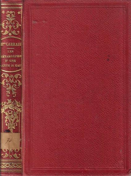 Les metamorphoses d'une Goutte d'eau - copertina