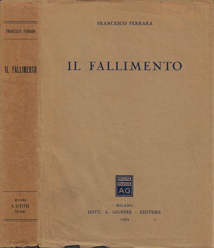 Il fallimento - Francesco Ferrara - copertina