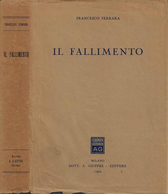 Il fallimento - Francesco Ferrara - copertina