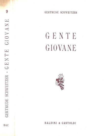 Gente giovane - Gertrude Schweitzer - copertina