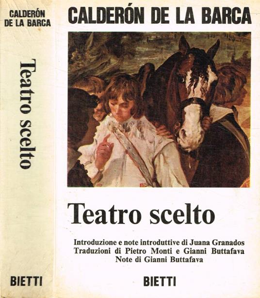 Teatro scelto - Pedro Calderón de la Barca - copertina