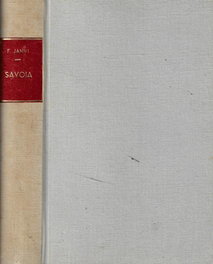 Savoia - Ettore Janni - copertina