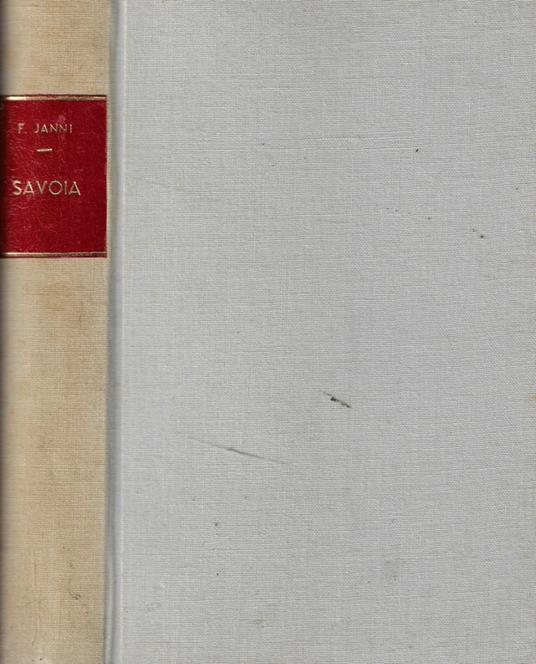 Savoia - Ettore Janni - copertina