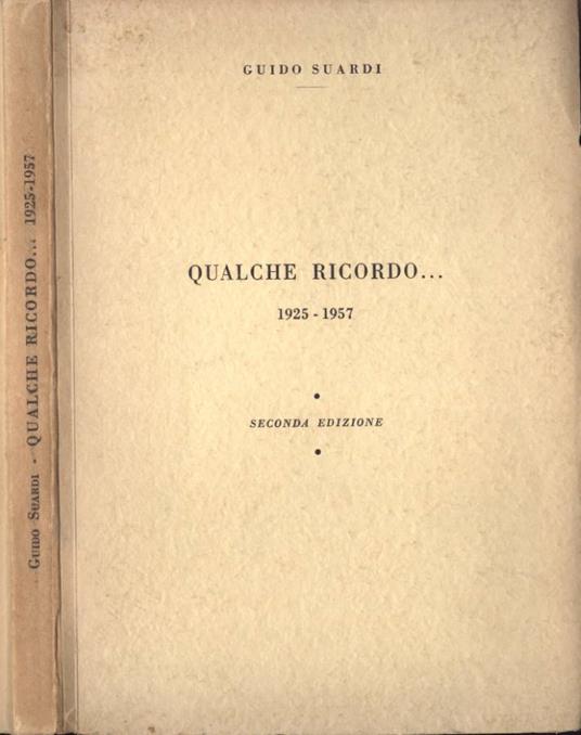 Qualche ricordo… - copertina