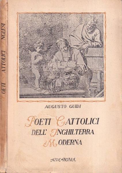 Poeti cattolici dell'Inghilterra moderna - Augusto Guidi - copertina
