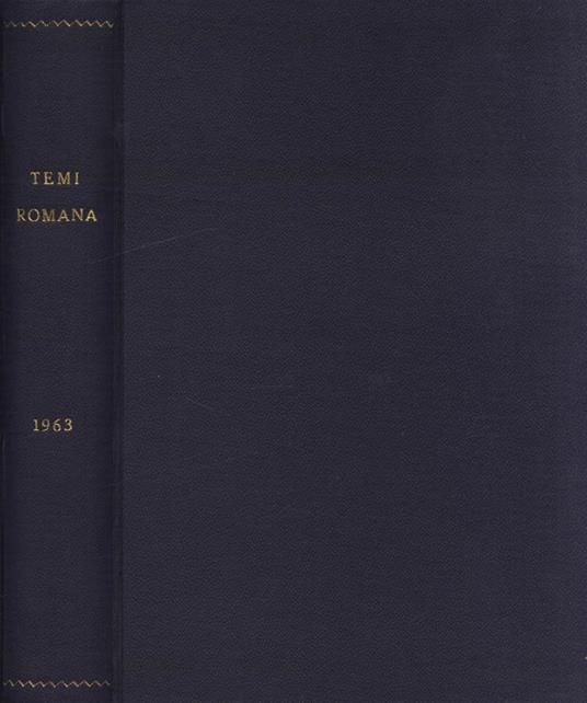 Temi Romana 1963 - copertina