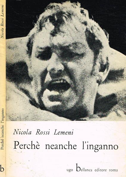 Perché neanche l'inganno - copertina