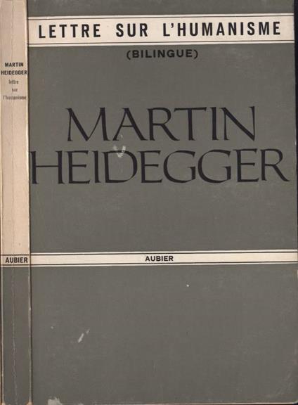 Lettre sur l' humanisme - Martin Heidegger - copertina